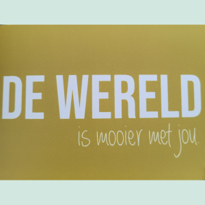 De wereld is mooier