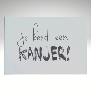 Je bent een kanjer
